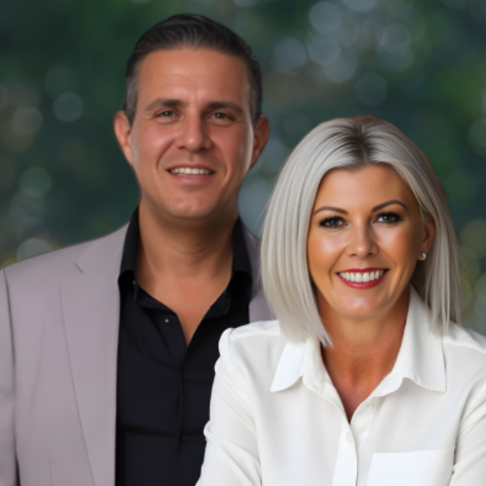 Victoria Nicholson and Tarek Noble